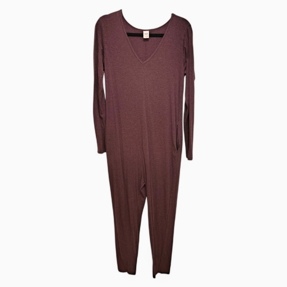 Smash + Tess Friday Romper in Bold Burgundy - Picture 2 of 6
